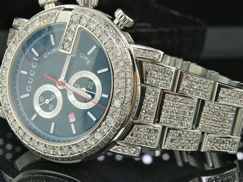 diamond mens gucci watch|gucci men's watches clearance sale.